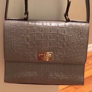 Kate Spade Light Gray Bag with Strap